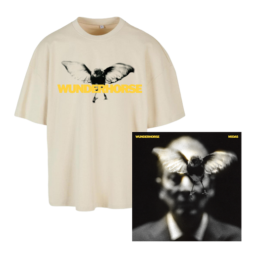 Midas | Ecru Bird T-Shirt + Album Bundle