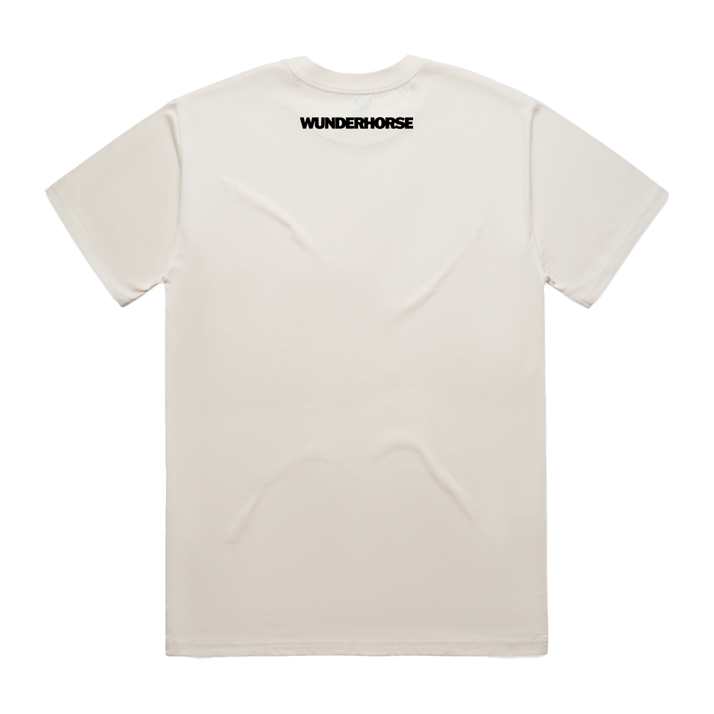 Wunderhorse Devil Logo | Ecru T-Shirt