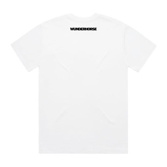 Wunderhorse Devil Logo | White T-Shirt