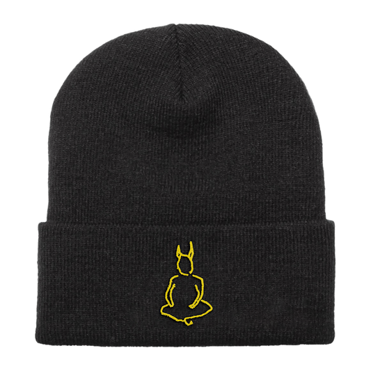 Wunderhorse Devil Logo | Black Beanie