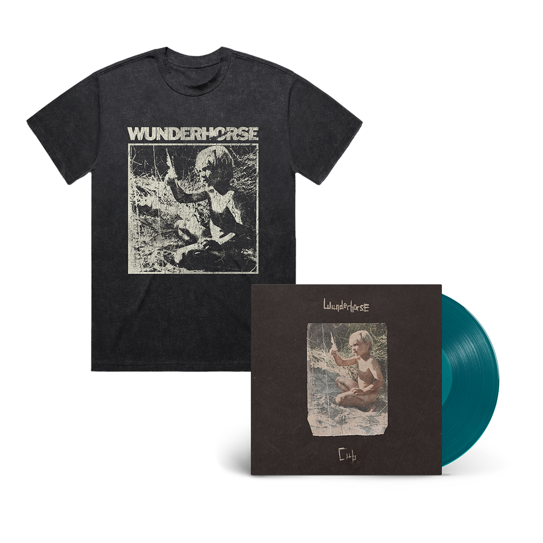 Cub | Exclusive Teal Vinyl + Vintage Black T-Shirt