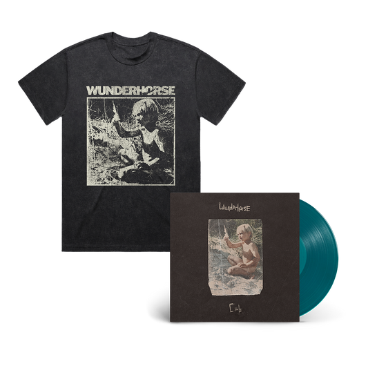 Cub | Exclusive Teal Vinyl + Vintage Black T-Shirt